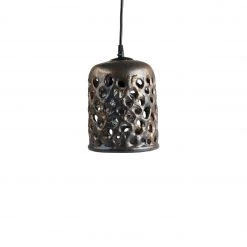 Stan Bitters Small Cylinder Hanging Lantern In Bronze