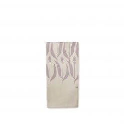 Skinny LaMinx Final Few Flower Ring Tea Towel In Lavender And Grey