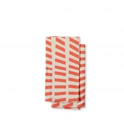 Skinny LaMinx Shard Napkins In Persimmon (Set Of 2) New