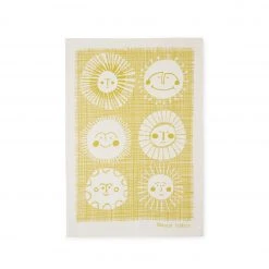 Skinny LaMinx All Linens Sunnyside Tea Towel In Yellow