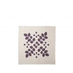 Studiopatró Linen Radial Botanical Napkin In Nightfall