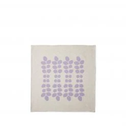 Studiopatró Final Few Linen Vertical Botanical Napkin In Dusk