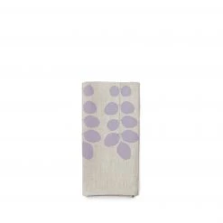 Studiopatró Final Few Linen Vertical Botanical Napkin In Dusk