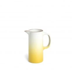 Heath Clay Studio Small Pitcher In Ochre And Opaque White Accessories