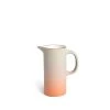 Heath Clay Studio Accessories Small Pitcher In Fog And Tangerine