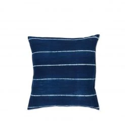 Tensira Indigo Cotton Tie Dyed Pillow Pillows & Throws