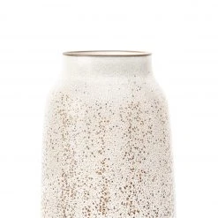 Heath Clay Studio Vases Tall Vase In Opaque White And Matte Brown