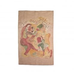 Vancouver Art Gallery We Are Artists Linen Tea Towel Modern Heirloom