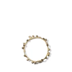 Kirsten Muenster Brushed Brass Bell Pod Bracelet Jewelry