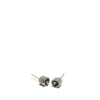 Kirsten Muenster Oxidized Brass Bell Pod Earrings