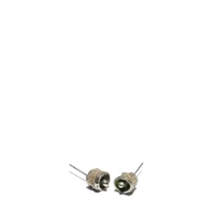 Kirsten Muenster Oxidized Brass Bell Pod Earrings