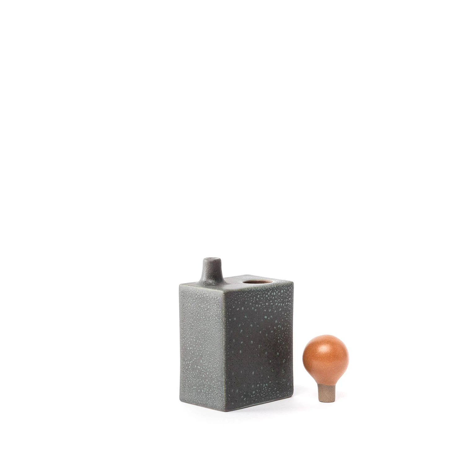Heath Clay Studio Vases Box And Stopper Vase 3 Heath Clay Studio Vases Box And Stopper Vase