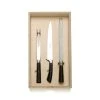 David Mellor Registry Essentials Carving Knife Set With Black Handle