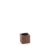 De Jong & Co Black Walnut Cube Cup Registry Essentials