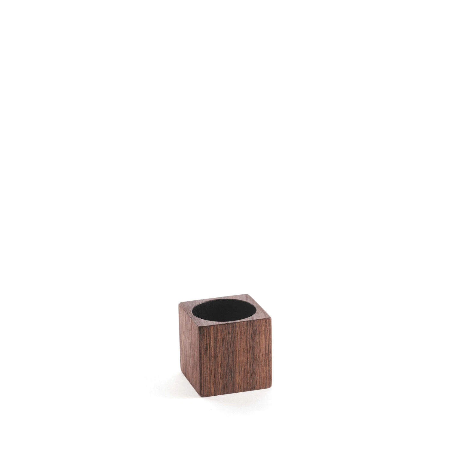 De Jong & Co Black Walnut Cube Cup Registry Essentials 1 De Jong & Co Black Walnut Cube Cup Registry Essentials