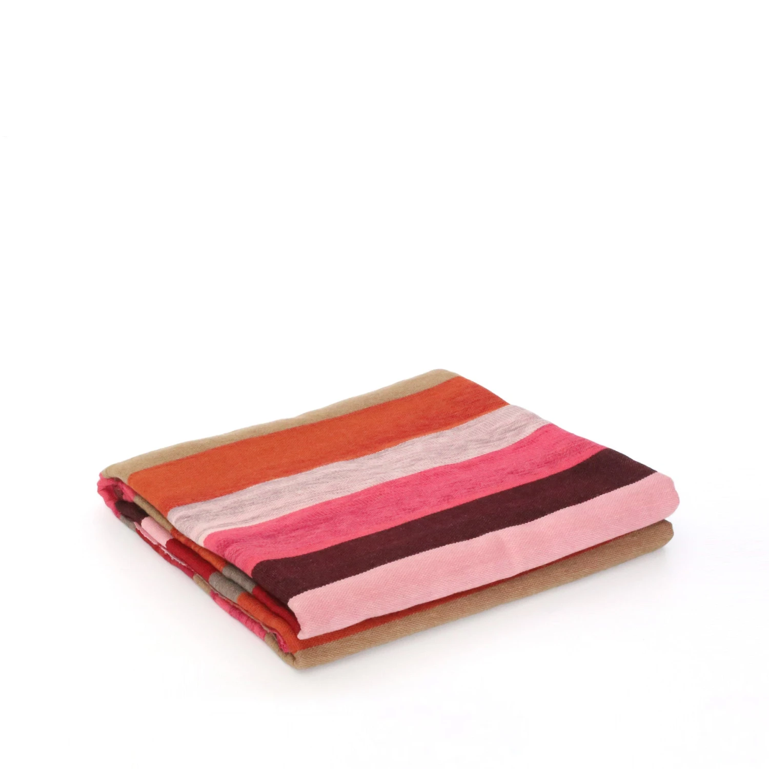 Garza Marfa Desert Blanket In Orange/Camel Pillows & Throws 1 Garza Marfa Desert Blanket In Orange/Camel Pillows & Throws