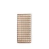 Native Organic Gingham Napkins In Cafe/Sage (Set Of 4)