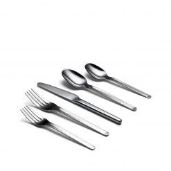 Heath Flatware All Dinnerware Muir Flatware In Polished (5 Piece Setting)