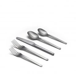 Heath Flatware All Dinnerware Muir Flatware In Tumbled (5 Piece Setting)