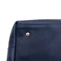 Heath Sews Studio Leather Tote In Midnight