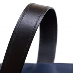 Heath Sews Studio Leather Tote In Midnight