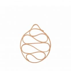 Heath Ceramics Trivet, Veg Tan Leather