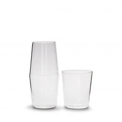 R+D.LAB Registry Essentials Luisa Bonne Nuit Carafe And Cup In Clear