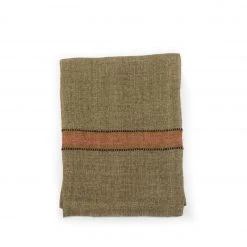 Libeco Marie Napkin In Green Stripe
