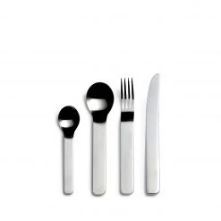 David Mellor Registry Essentials Minimal Flatware (4 Piece Setting)