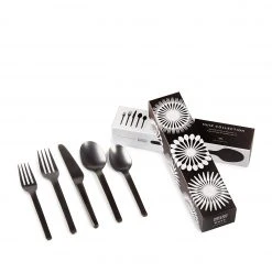 Heath Flatware All Dinnerware Muir Flatware In Onyx (5 Piece Setting) 5 Heath Flatware All Dinnerware Muir Flatware In Onyx (5 Piece Setting)