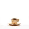 Nancy Pearce Registry Essentials Bronze Espresso Cup And Saucer