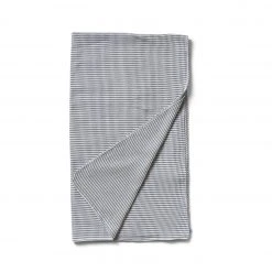 Native Organic Organic Cotton Waffle Weave Throw In Indigo