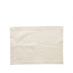 Native Organic Organic Cotton Placemat In Cream Registry Essentials