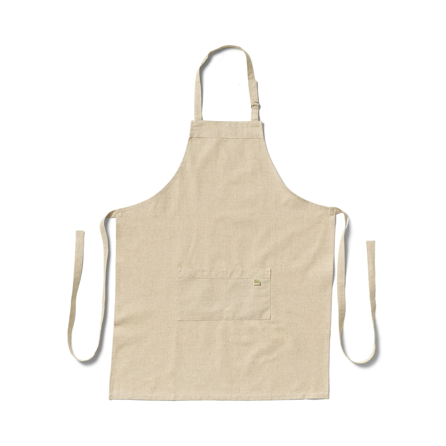 Native Organic Organic Cotton Apron In Cafe 1 Native Organic Organic Cotton Apron In Cafe