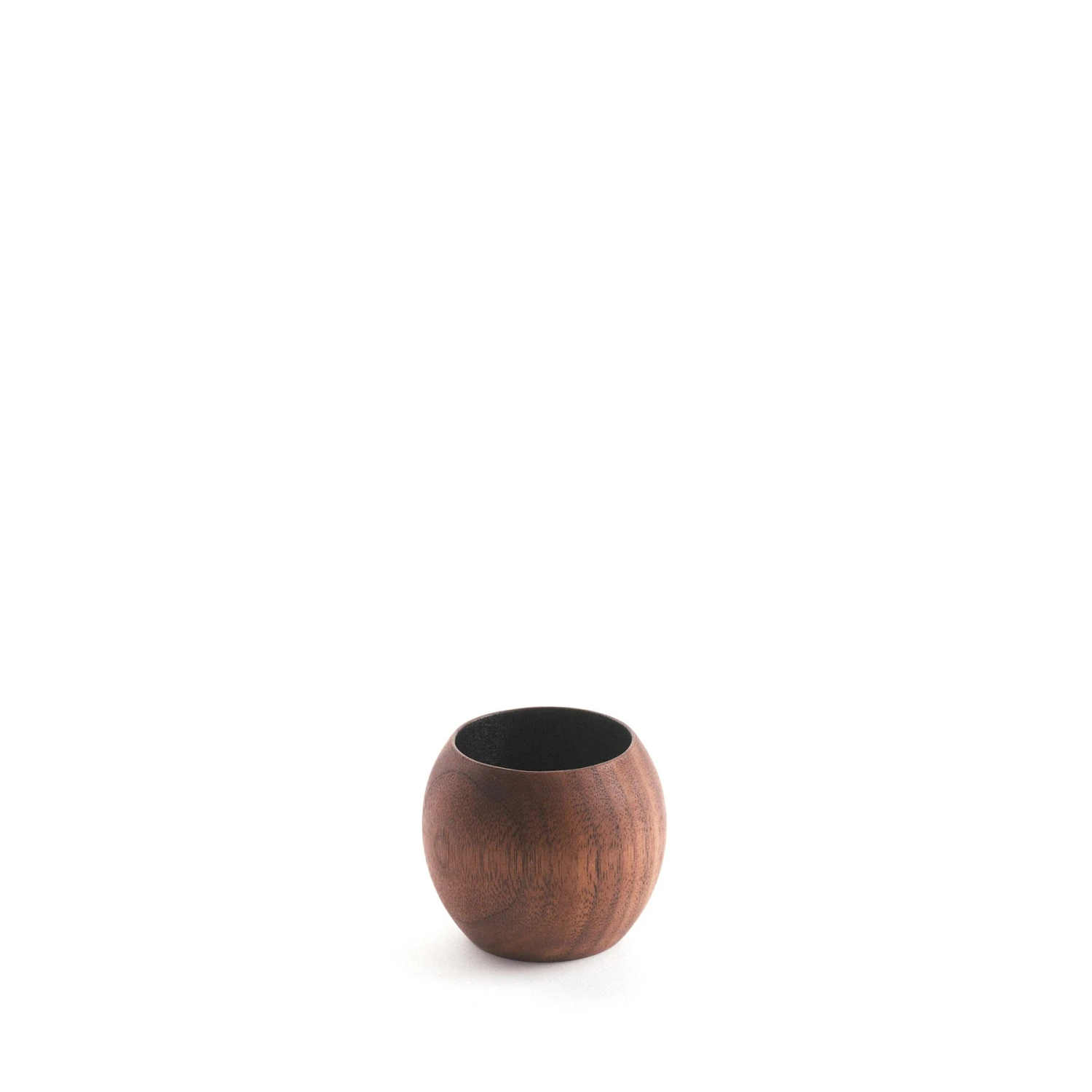 De Jong & Co Registry Essentials Black Walnut Sphere Cup 1 De Jong & Co Registry Essentials Black Walnut Sphere Cup