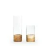 Heath Ceramics Stack Modern Hurricane In White Oak Candles & Lighting