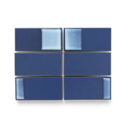 Heath Ceramics Tile DG6 Bay Blue Blend Rectangles