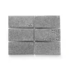 Heath Ceramics Tile LM1 Chalk-Gunmetal