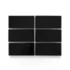 Heath Ceramics Shop Tile Samples G18.2 Gloss Black