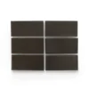 Heath Ceramics Tile Shop Tile Samples G4.2 Gunmetal