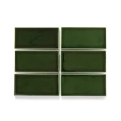 Heath Ceramics Tile G15.2 Jade Porcelain Shop Tile Samples
