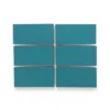 Heath Ceramics Tile M40 Turquoise Shop Tile Samples