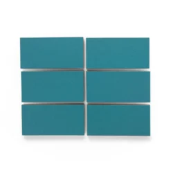 Heath Ceramics Tile M40 Turquoise Shop Tile Samples