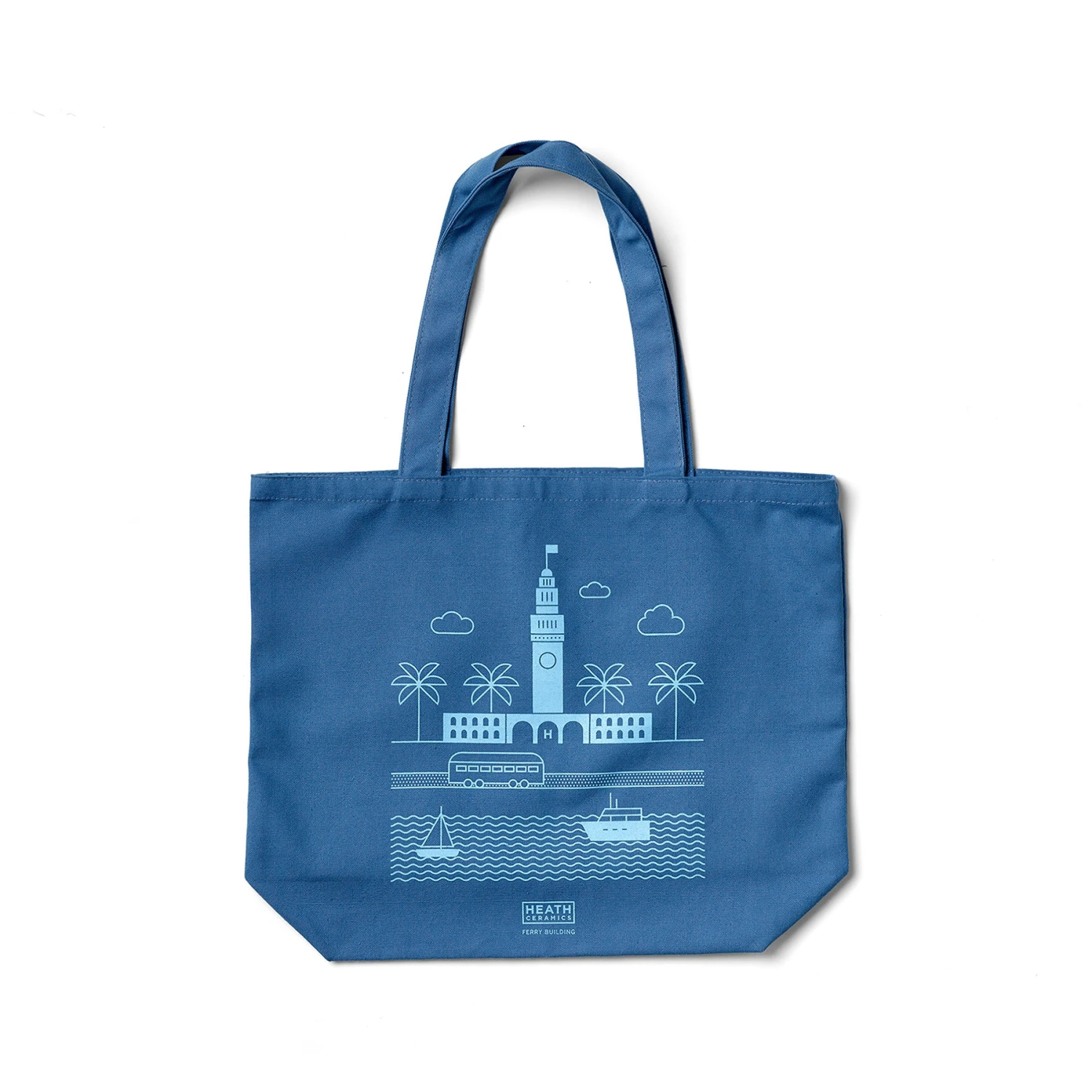 Heath Ceramics Bags Ferry Building Tote In Bright Blue 1 Heath Ceramics Bags Ferry Building Tote In Bright Blue