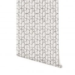 Heath For Hygge & West Wallpaper In Charcoal Slice