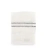 Libeco West Hinder Napkin In Oyster Stripe