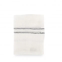 Libeco West Hinder Napkin In Oyster Stripe