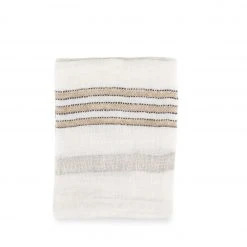 Libeco All Linens West Hinder Napkin In Wheat Stripe